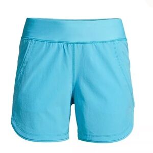 Lands' End Women's Aqua Athletic Shorts